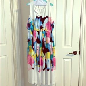 Lela Rose for Lane Bryant sleeveless summer dress